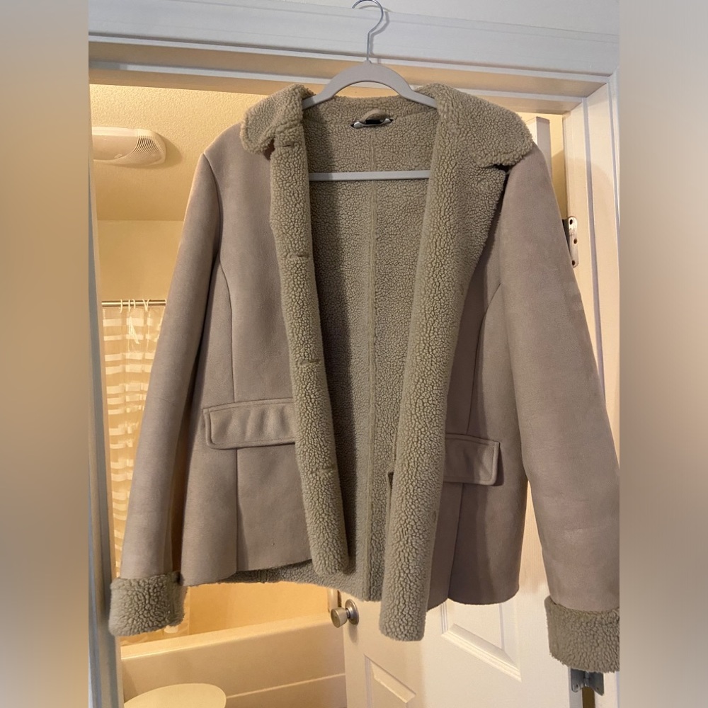 Faux fur jacket